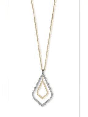 Kendra Scott Simon Long Pendant Necklace Mixed Metal